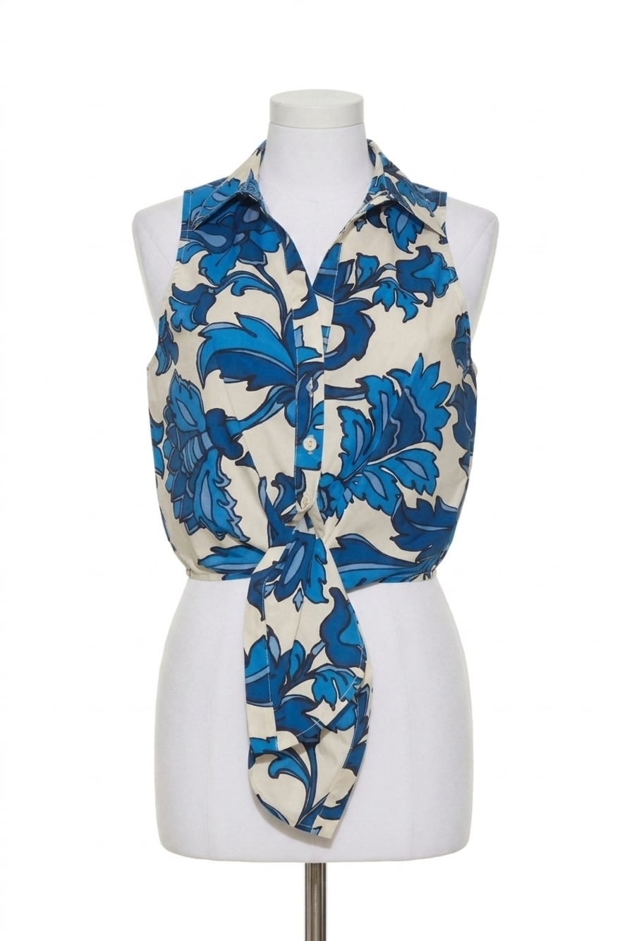 NEW CARA CARA women's highland top in luna blue
